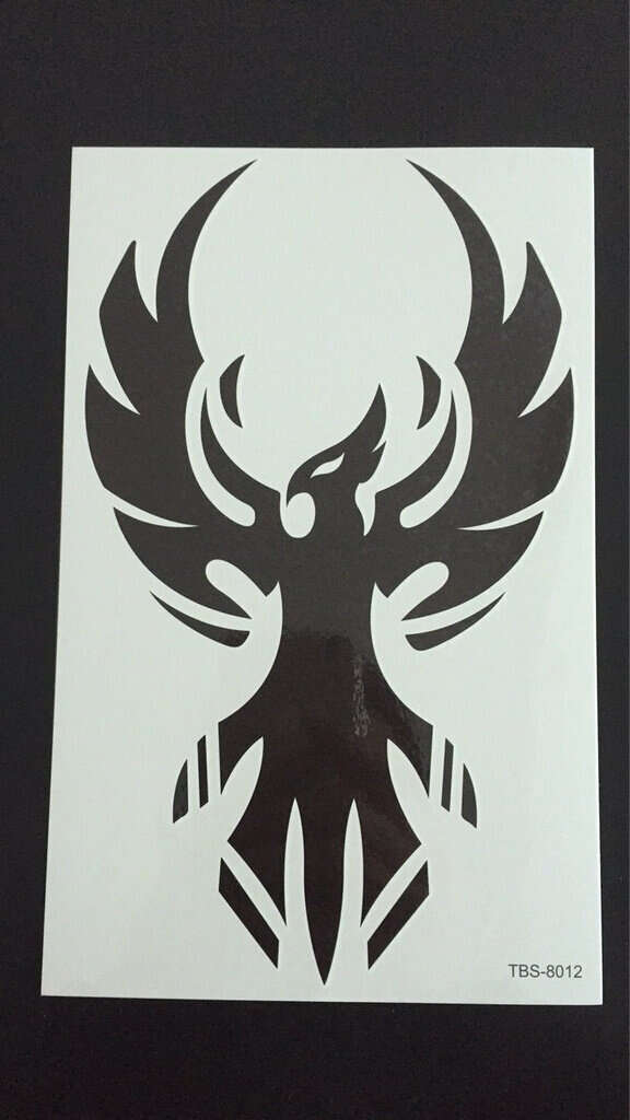 Tillfällig Tatuering 19 x 12 cm - Tribal Bird
