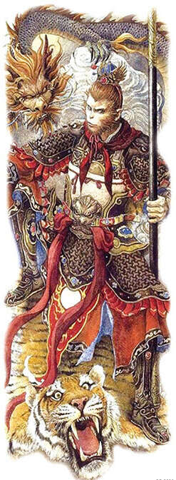 OBS! SE STORLEK! Tillfällig Tatuering - 46x17cm krigare