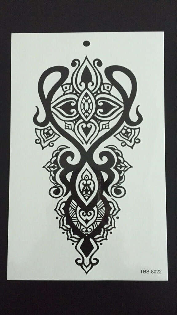 Tillfällig Tatuering 19 x 12 cm -Tribal