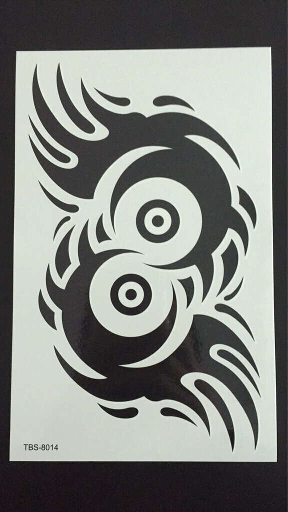 Tillfällig Tatuering 19 x 12 cm - Tribal