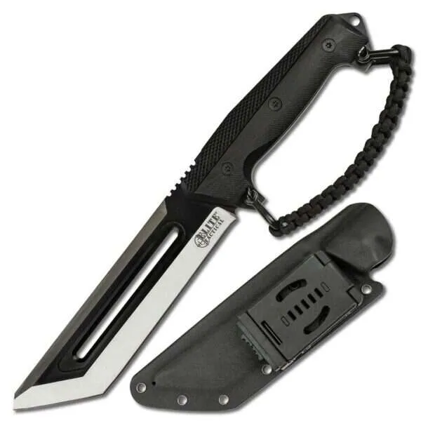 Elite Tactical - FIX004BK - Kniv med fast blad