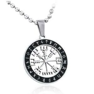 Halsband - Nordisk mytologi - Vegvisir med runor