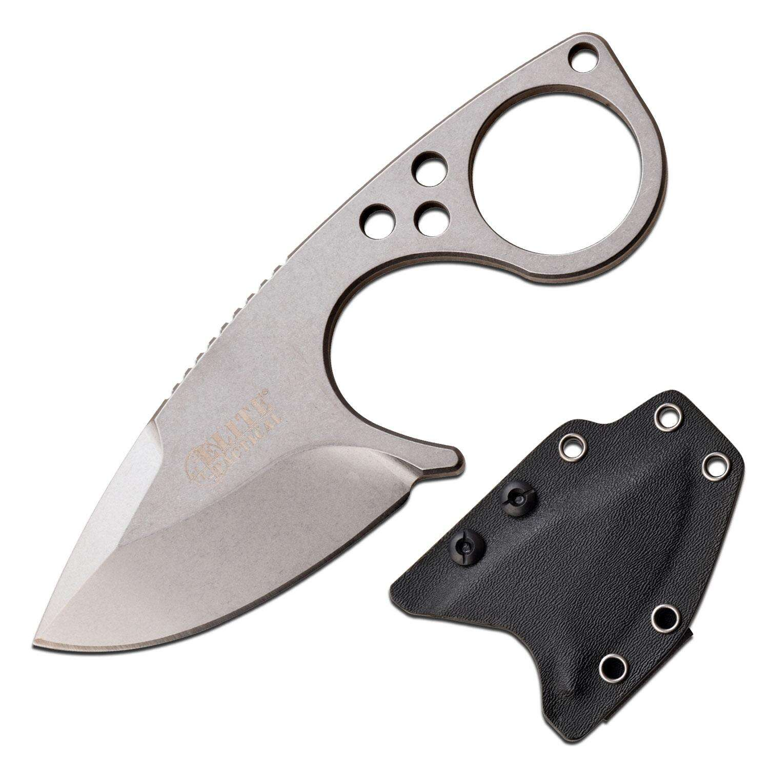 Elite Tactical - FIX011 - Teardrop Kniv med fast blad