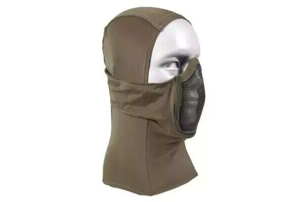 GFC Tactical - Balaclava med mask - Oliv