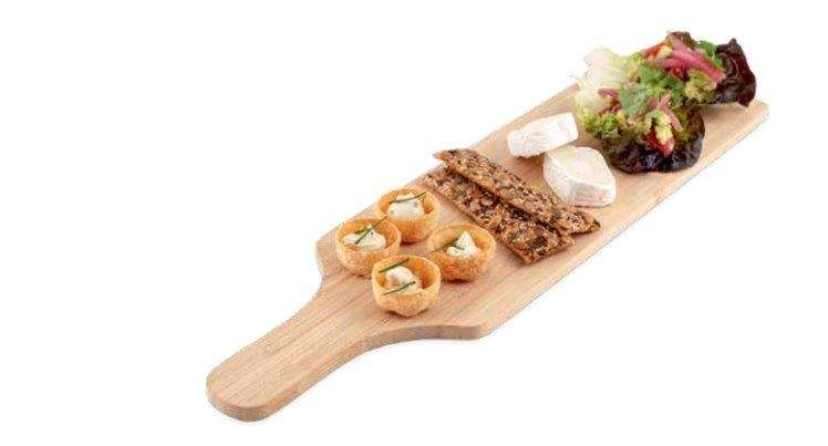 Serveringsbricka i bambu