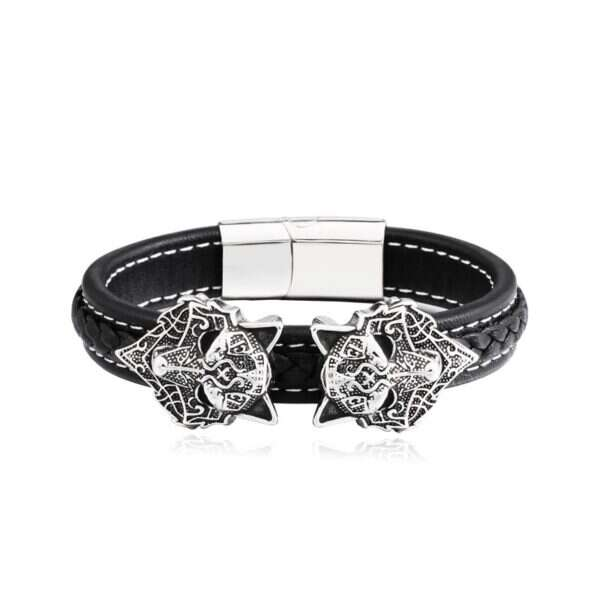 Armband - Nordisk mytologi - Odens två ulvar Gere och Freke