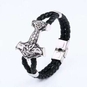Armband - Nordisk mytologi - Tors hammare med bockar
