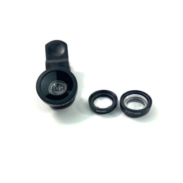 Universal clip lens 3 in 1