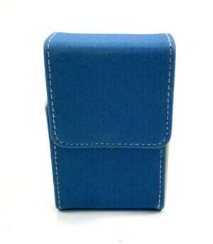 Belt Cigarette case - Blå glitter