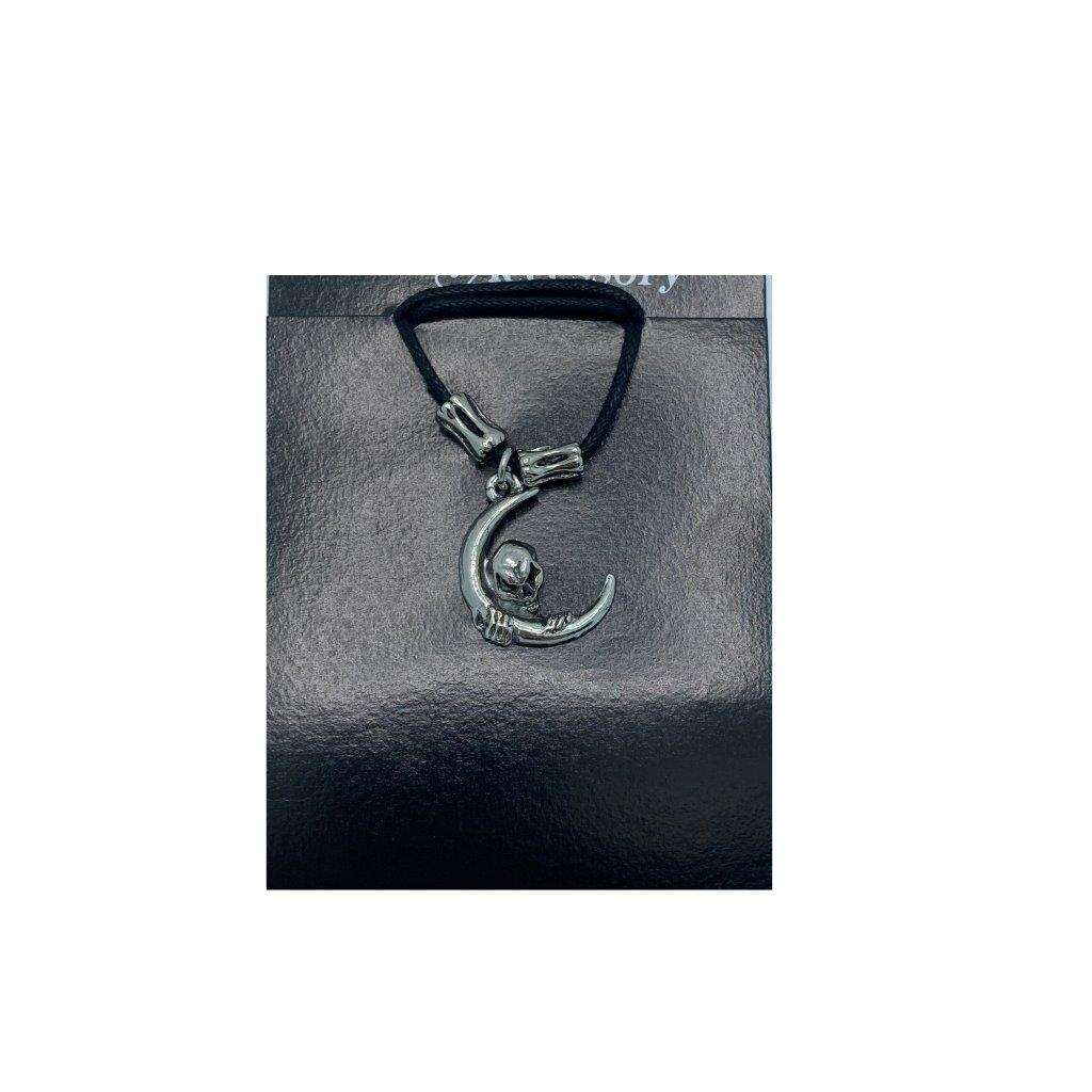 Halsband måne med skelett