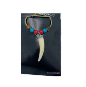 Halsband vit tand