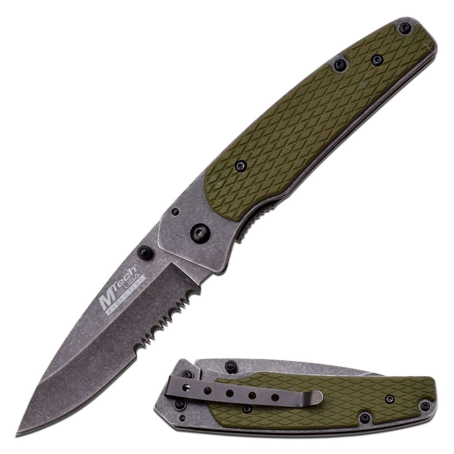 MTech Evolution - MTE-A008-GN - ASSISTED FOLDING KNIFE