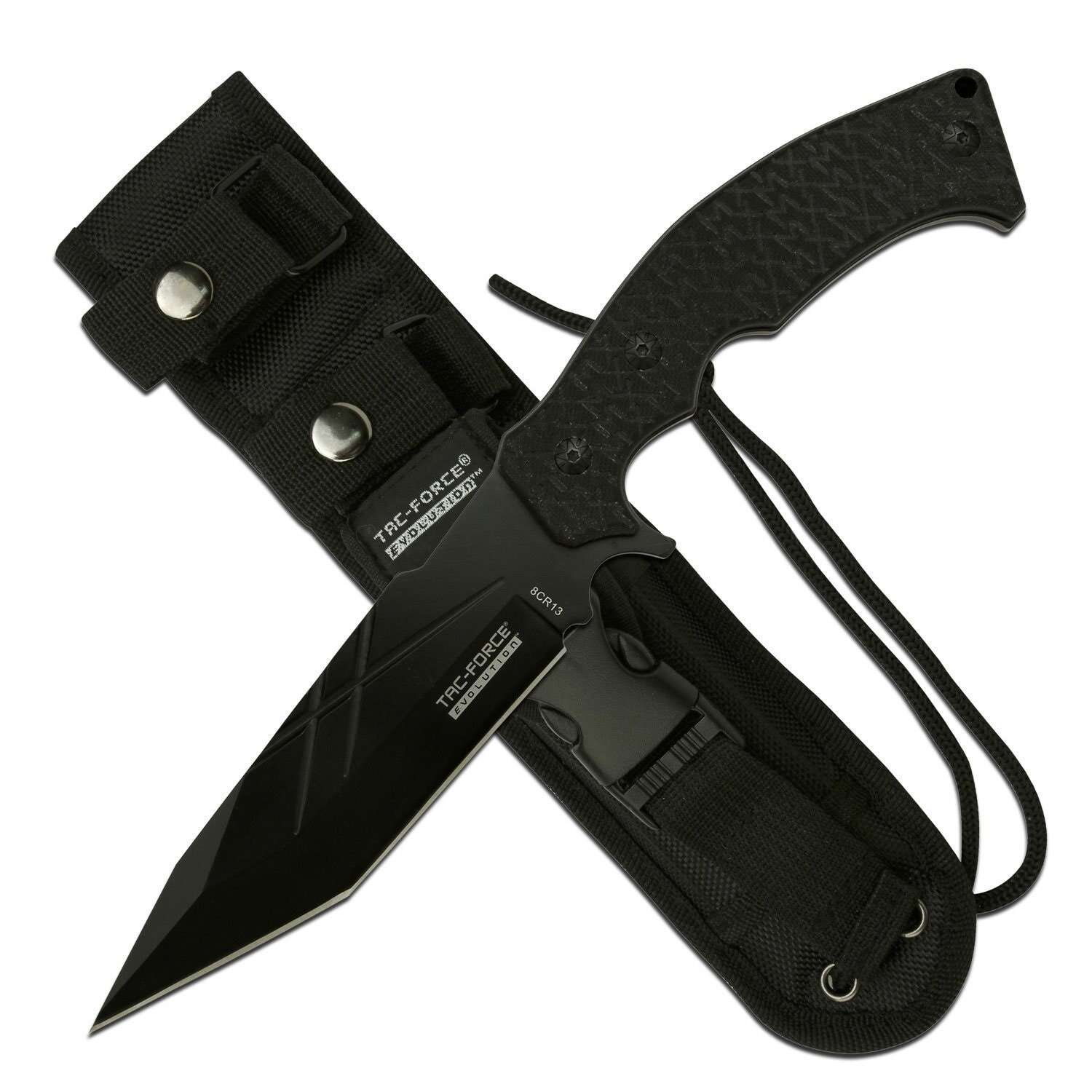 TAC-FORCE - EVOLUTION - TFE-FIX007-BK - FIXED BLADE KNIFE
