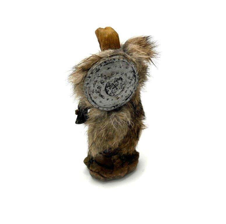 Viking Krigare med yxor Pälsklädd