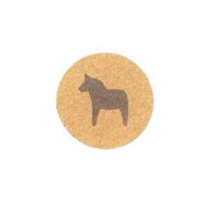 Glasunderlägg - Dalahäst