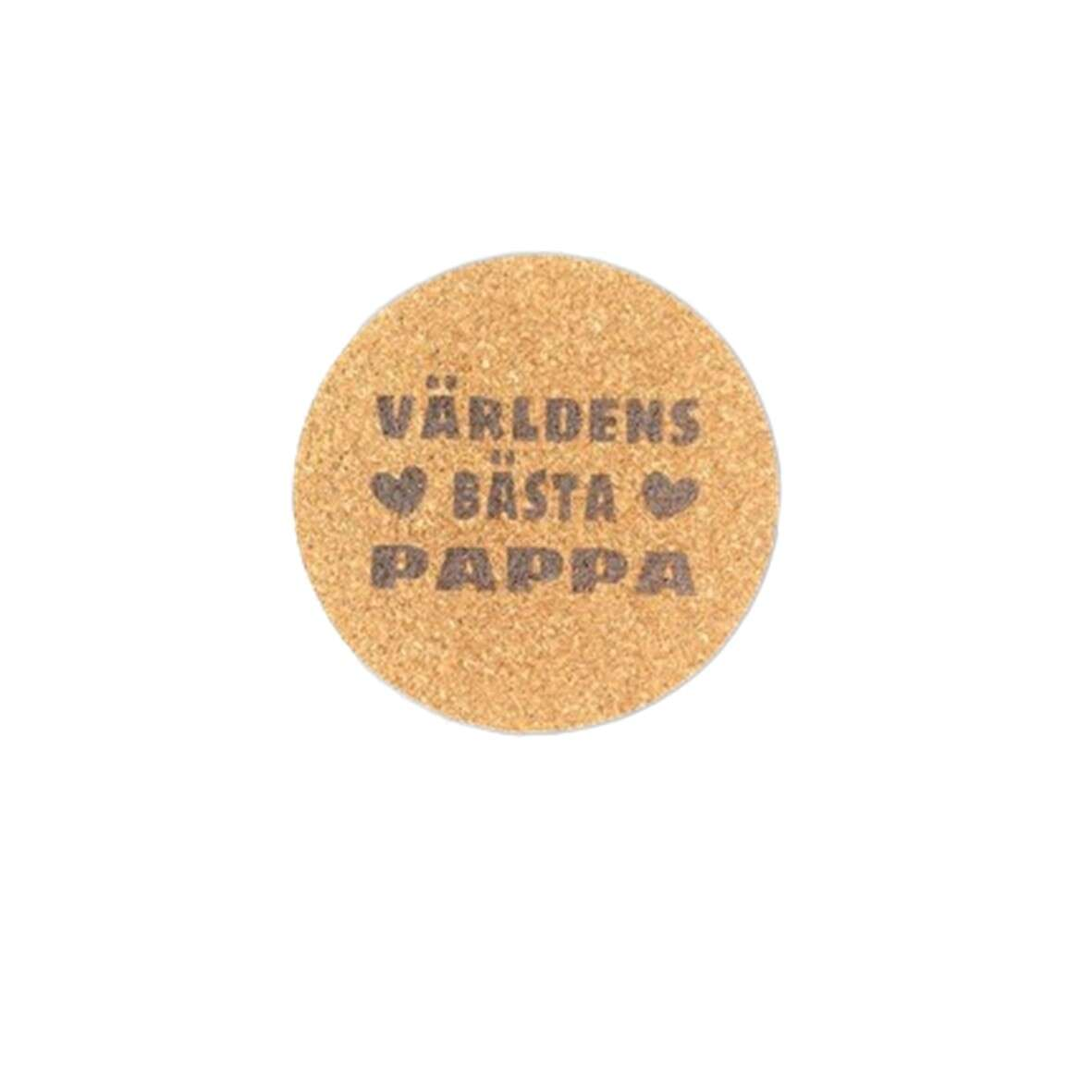 Glasunderlägg - Världens bästa pappa