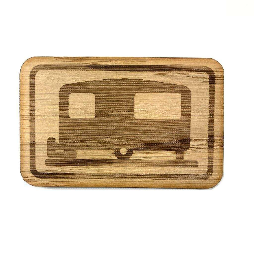 Magnet i trä - Husvagn