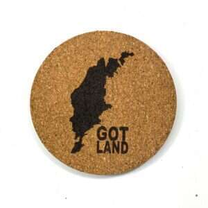 Glasunderlägg - Gotland