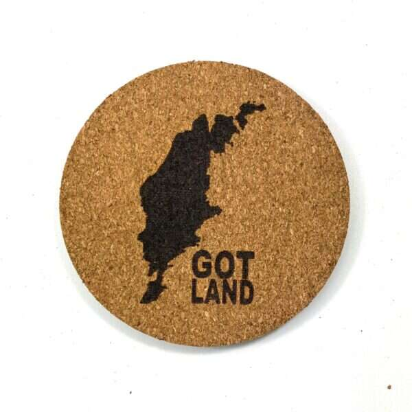 Glasunderlägg - Gotland