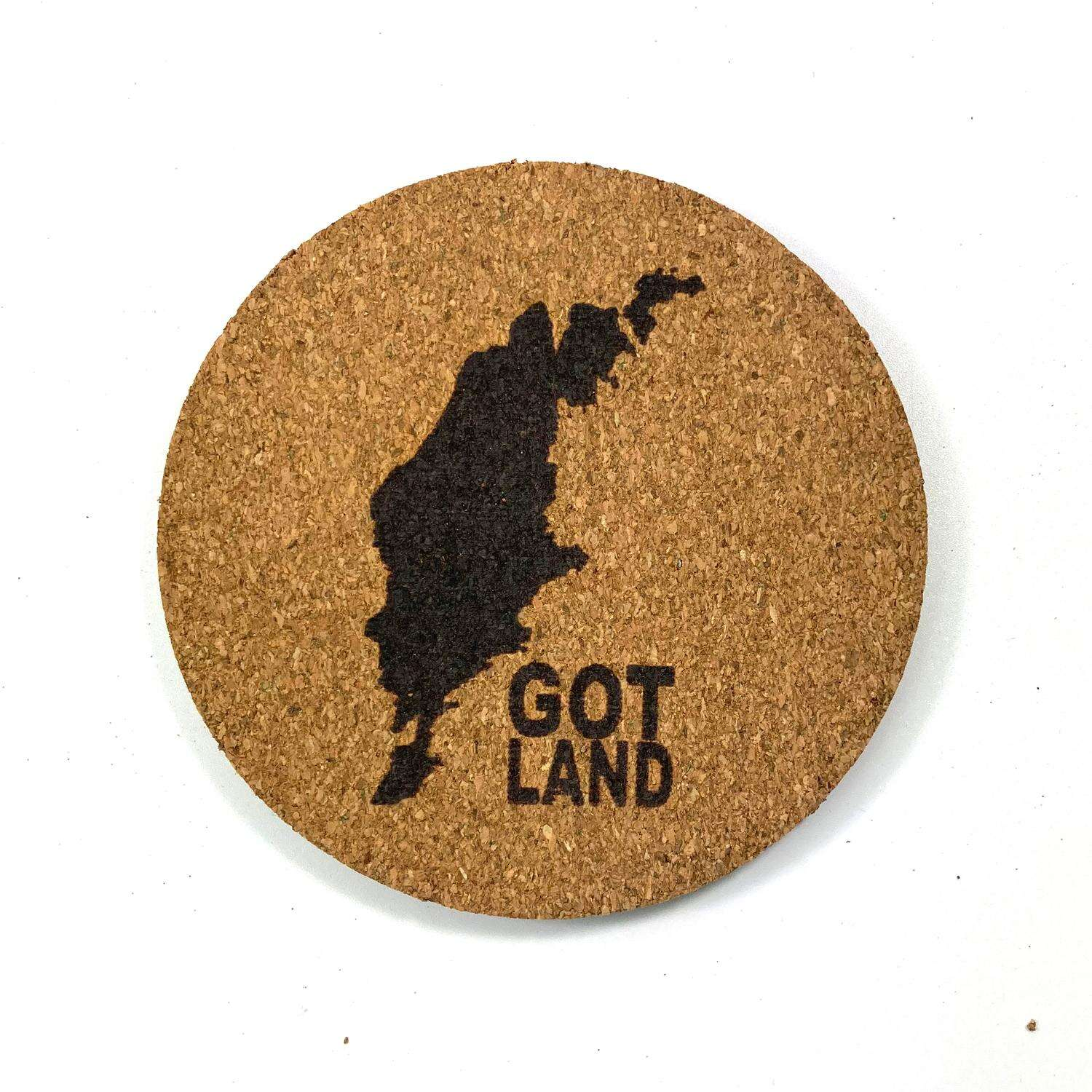 Glasunderlägg - Gotland