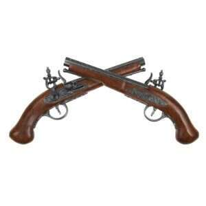 Kolser - Replika - Kort 1781 Frankrike flintlås pistol