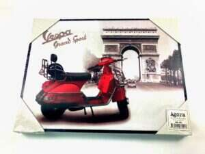 Tavla Röd Vespa