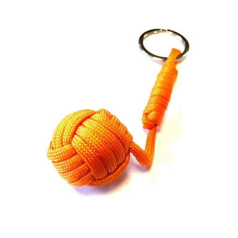 MonkeyFist / Apnäve - nyckelring - Orange