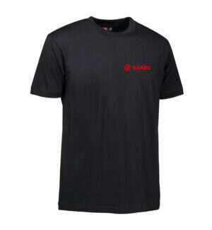 Official Ganzo T-shirt Black with red print - 5XL