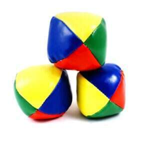 Färgglada Jongleringsbollar - 3 pack