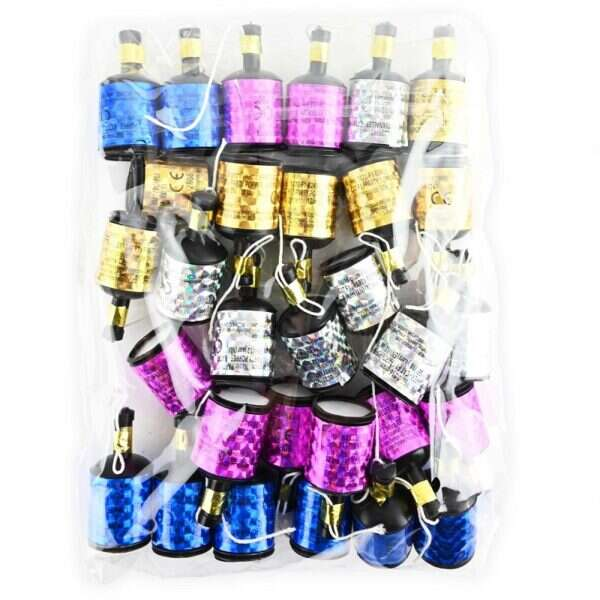 Party Poppers - Serpentinsmällare - 30 pack