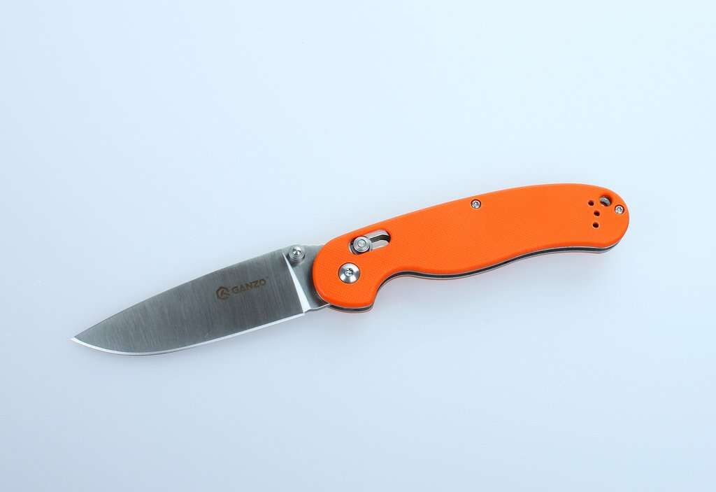 GANZO G727M Orange kniv fällkniv