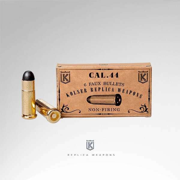 Kolser - Winchester replika patroner - 6 pack 4 CM Kaliber .44