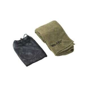MIL-TEC Quick-Drying Towel MICROFIBRE 80x40 cm - Green