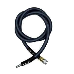 EPeS HPA S a F Braided Hose, 100cm, QD Foster - Grey