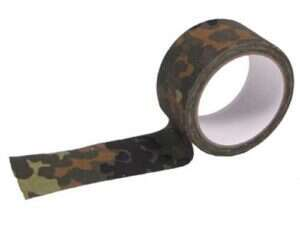 Camouflage tape, waterproof Flecktarn