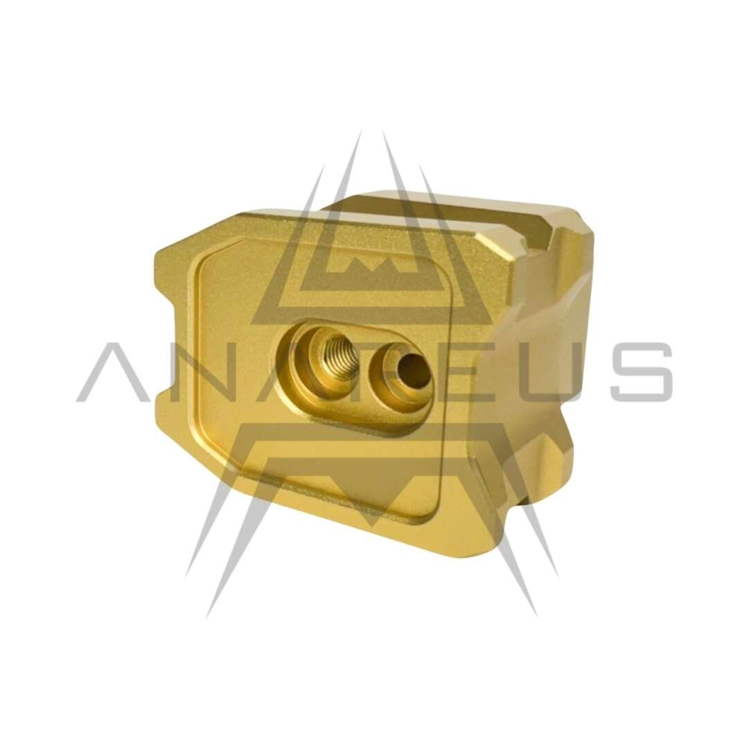 CTM Enlarged Aluminum Magazine Base Plate AAP-01 and G-Series - Gold