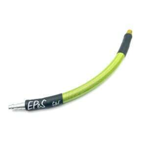 EPeS IGL HPA S a F Braided Hose, 20 cm, QD Foster plus 1/8 NPT - Fresh Green