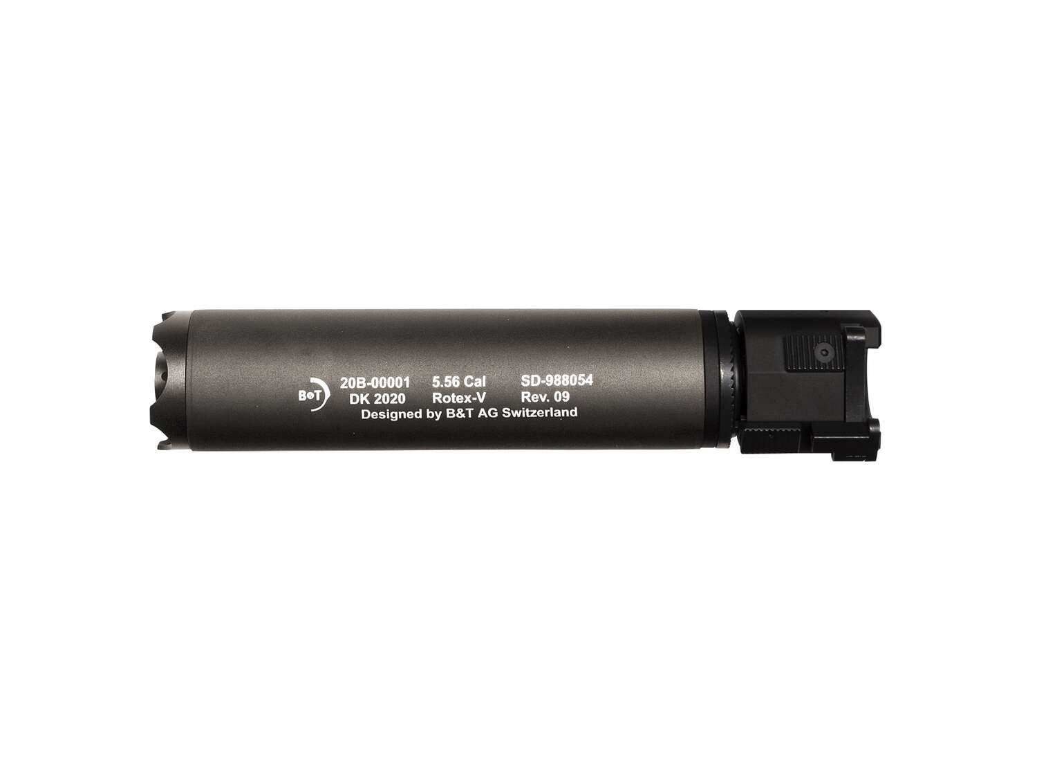 ASG QD Supressor B a T Rotex-V 197 x 39mm - Grey