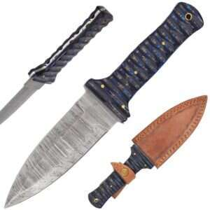 Old Ram - Handmade Real Damascus Fixed Blade Knife - DM-OR-543