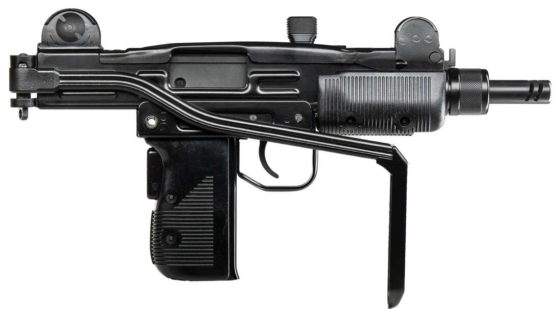 Northeast Mini UZI GBB Gas Machine Gun - Black