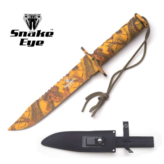 Snake Eye Tactical - Fixed Blade Knife - SE-024YE