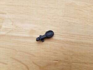CNC aluminium bolt catch for M4 - A