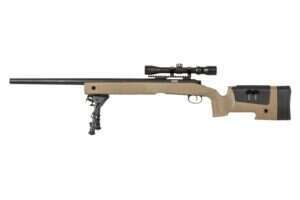 SA M40A3 (SA-S02 CORE(TM)) Sniper Rifle with Accessories - Tan