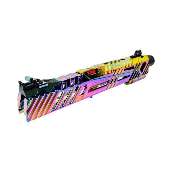 CTM CNC Aluminum Slide SUPERLINE Split Slide TM Hi-Capa 4.3 - Chameleon (Electroplated)