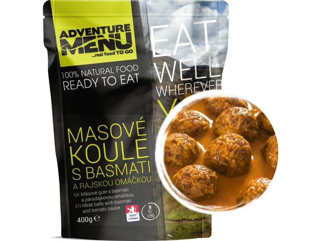 Meatballs with basmati and tomato sauce