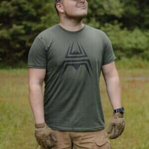 T-Shirt ANAREUS Spider logo - OD