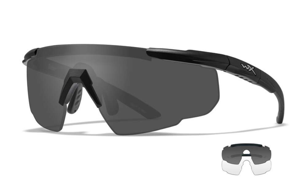 Goggles SABER ADVANCED Smoke Grey plus Clear Lens/Matte black frame