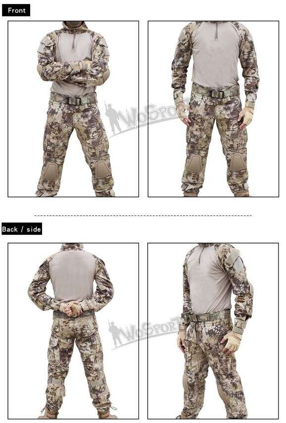 Wear-resistant reinforcement frog uniform - Black