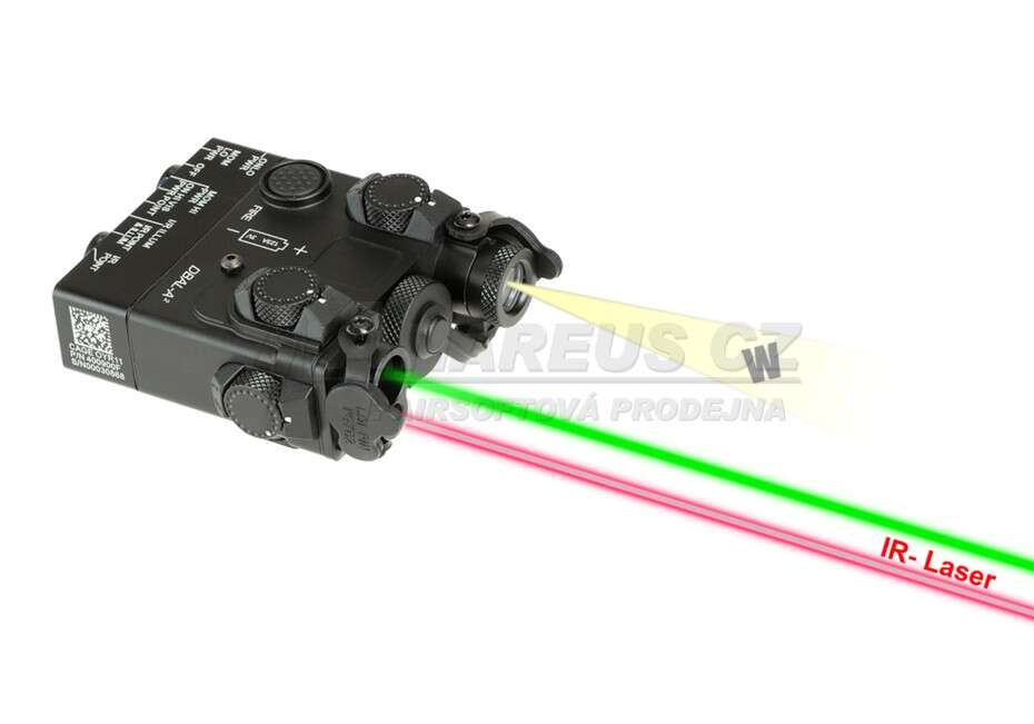 DBAL-A2 Illuminator / Laser Module Green plus IR Aluminium - BK