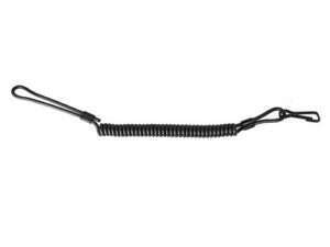 Cable (spiral) Security weapons to BLACK